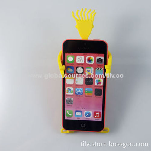 Colorful silicone car mobile phone holder for iPhone/Samsung